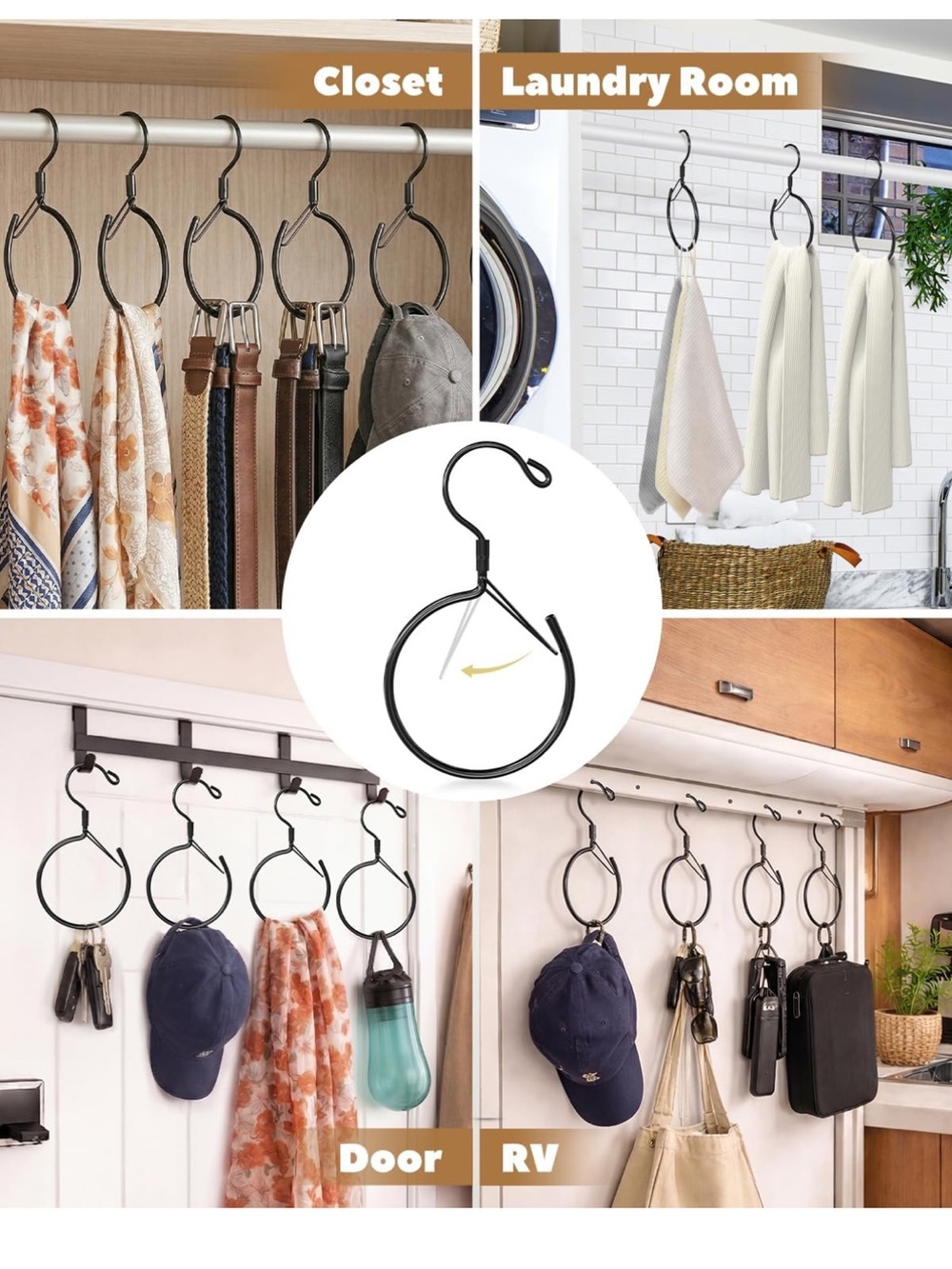 Loop Hanger for Scarves, Belts & Accessories - Picture 5 of 5